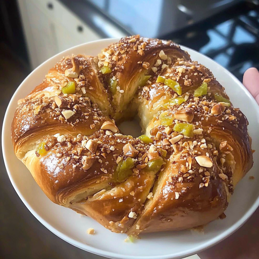 Recipe preparation for Baklava Babka Buns