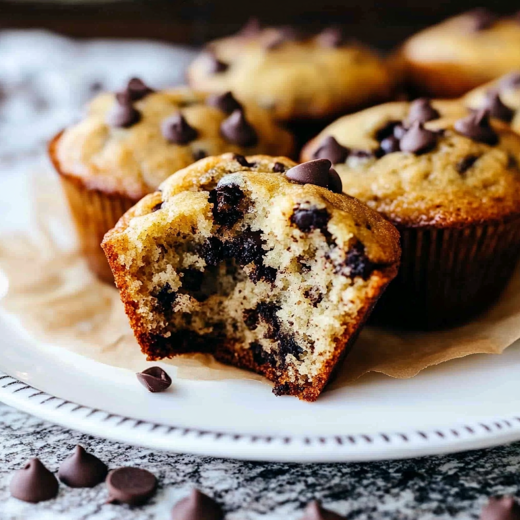 Recipe preparation for Chocolate Chip Muffins