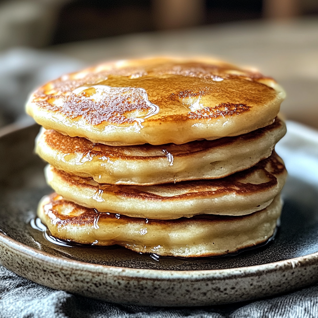 Recipe preparation for Greek Yogurt Pancakes