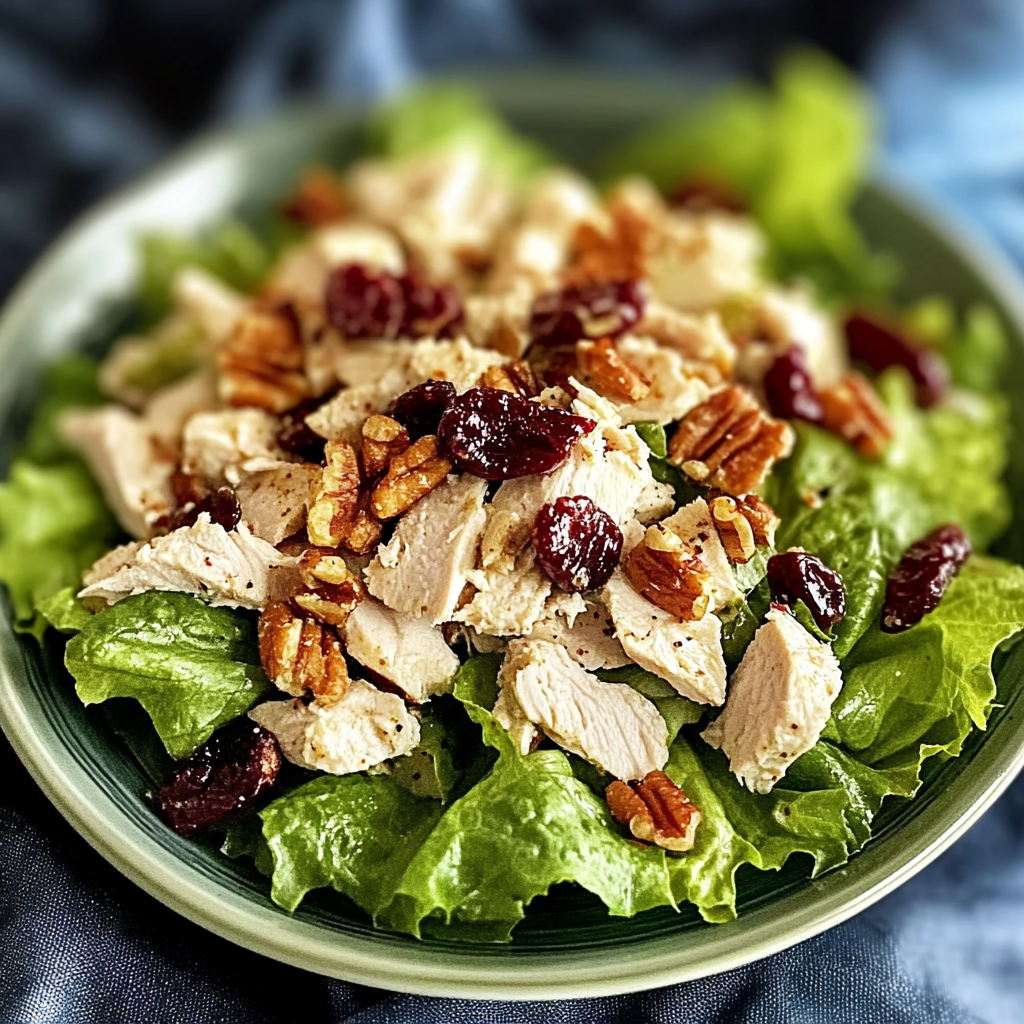 Recipe preparation for Pecan Chicken Salad Recipe