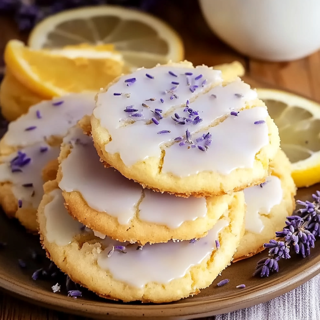 Recipe preparation for Lavender Biscotti Cookies