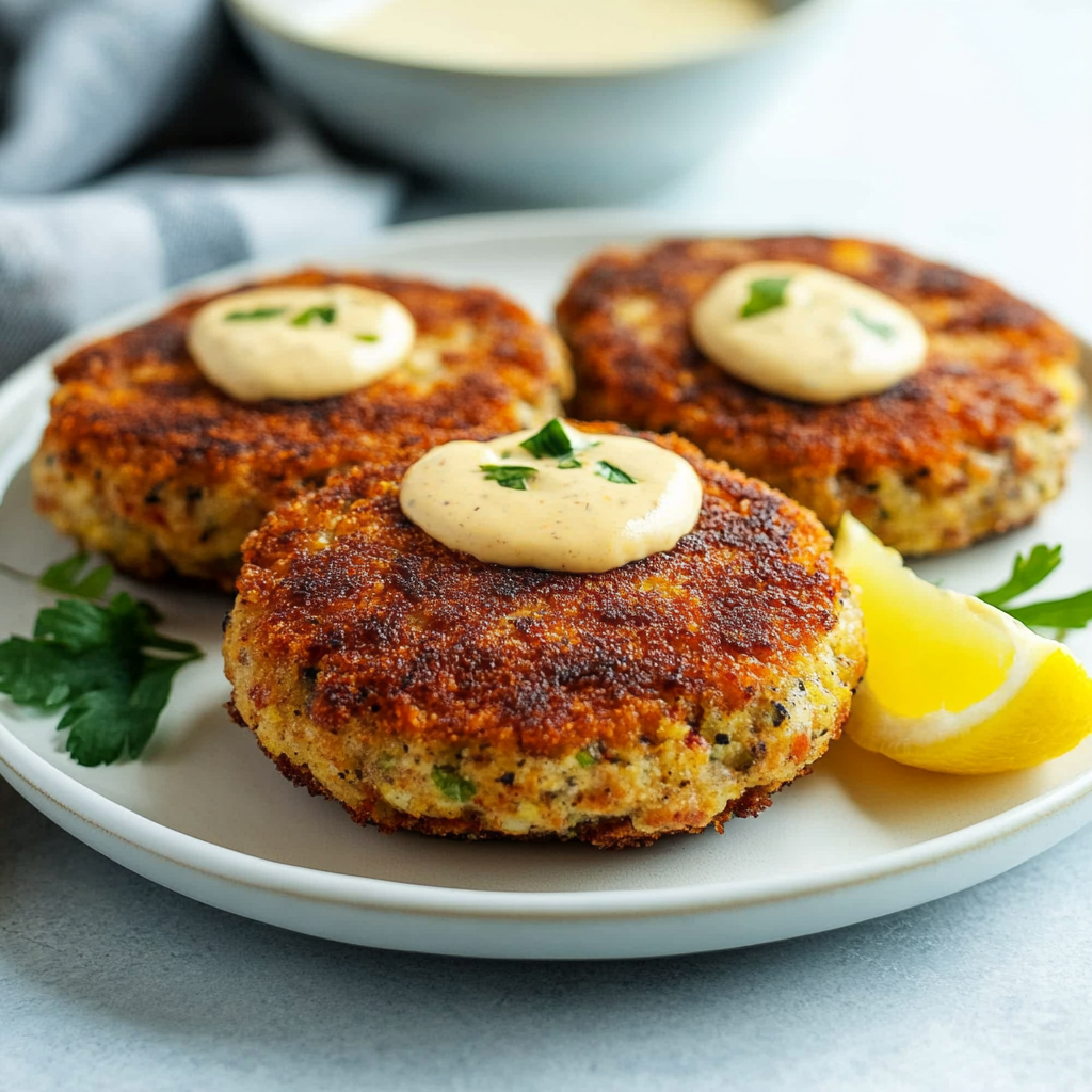 Recipe preparation for Salmon Cakes with Canned Salmon