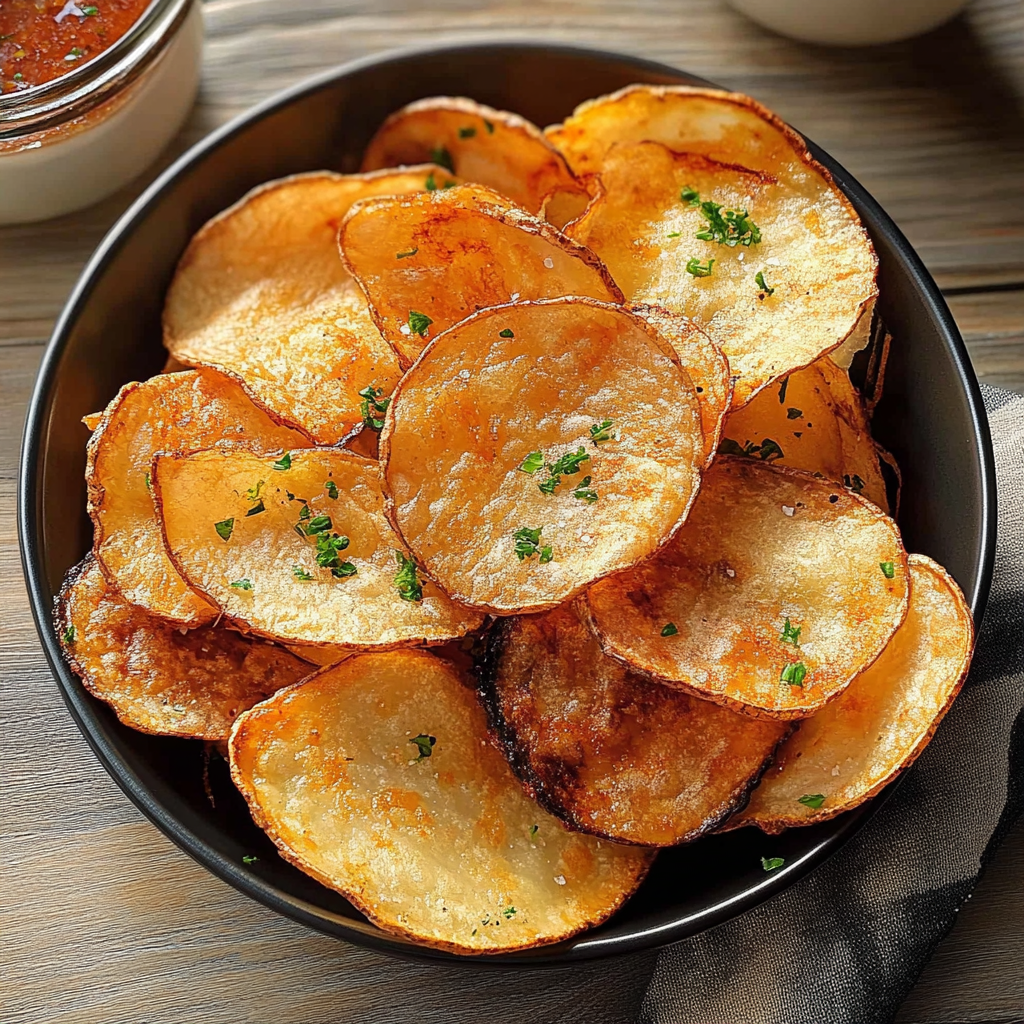 Recipe preparation for Air Fryer Potato Chips