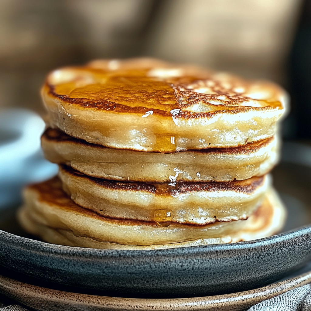 Recipe preparation for Greek Yogurt Pancakes