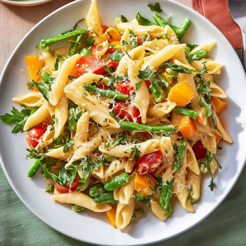 Recipe preparation for Quick Pasta Primavera