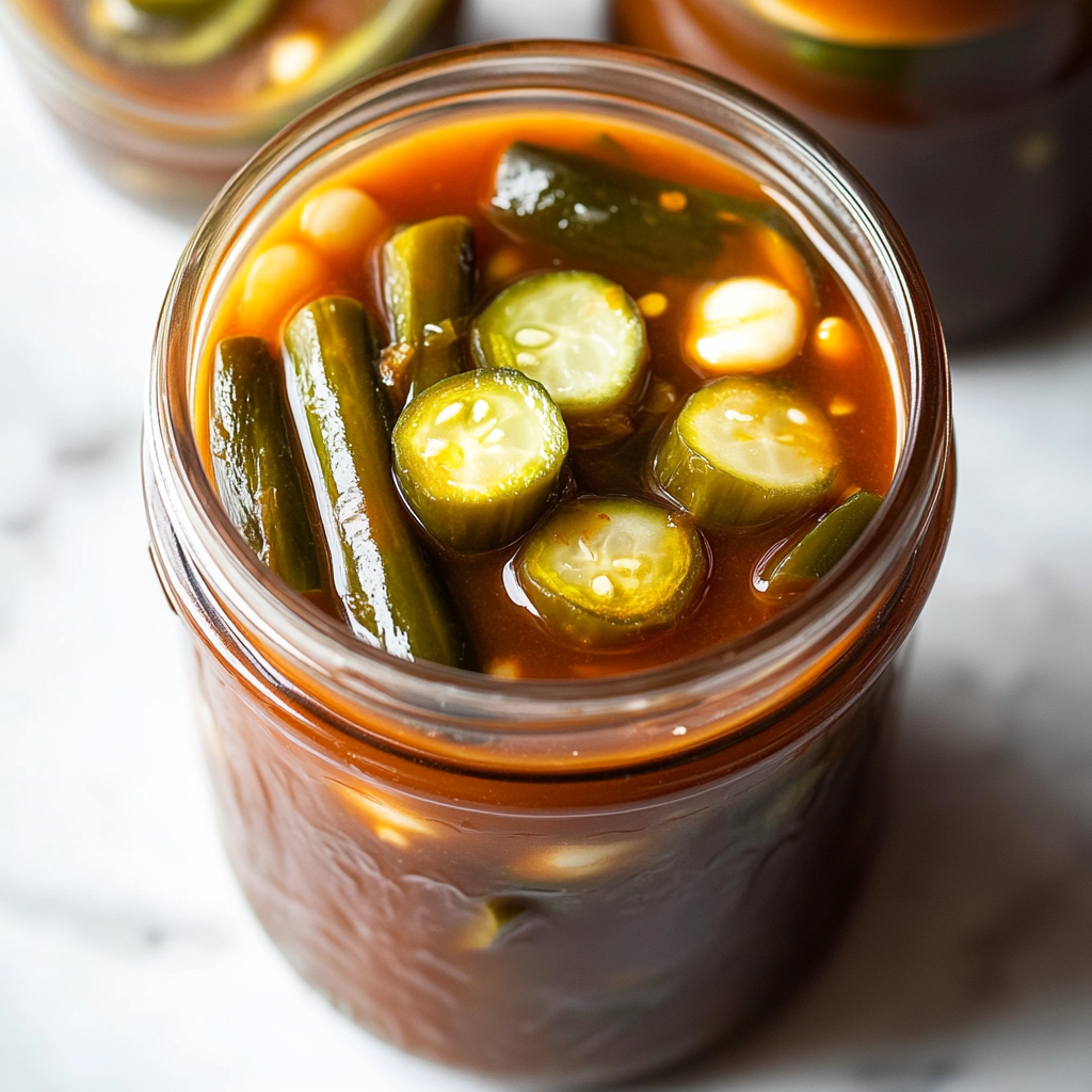 Recipe preparation for Chamoy Pickles