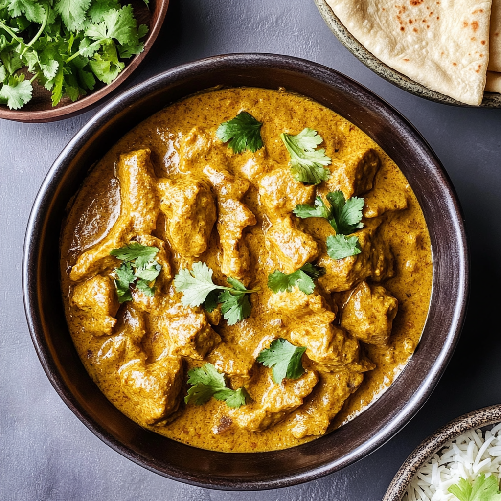 Recipe preparation for Chicken Korma
