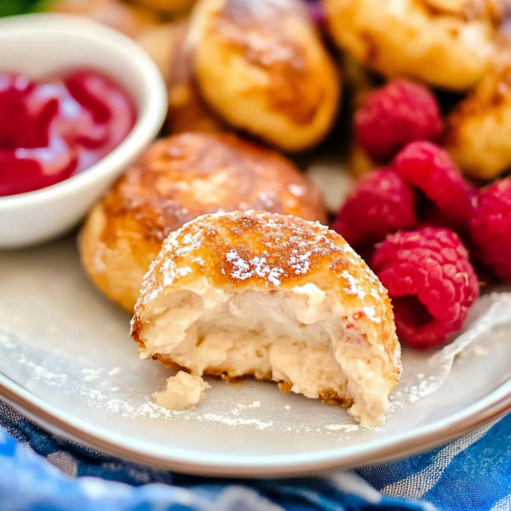 Recipe preparation for Fried Cheesecakern