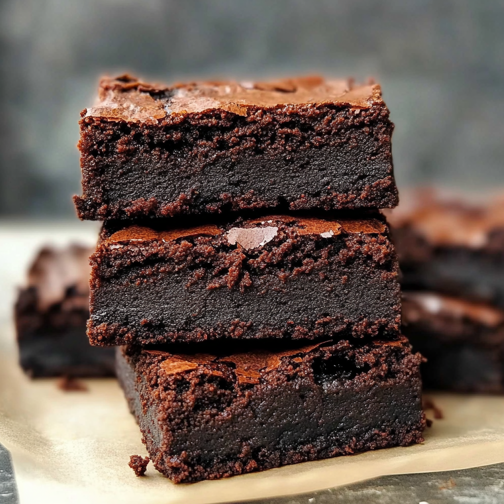 Recipe preparation for Chocolate Mochi Brownies Recipe