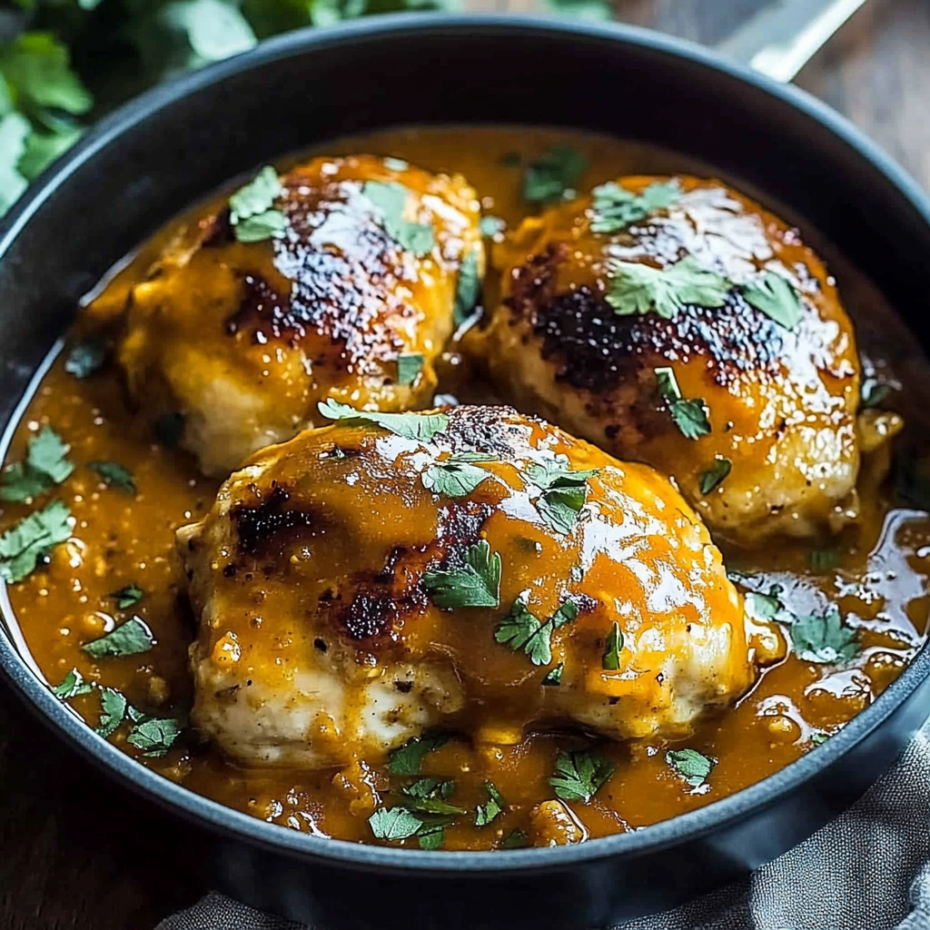 Recipe preparation for Sweet and Sticky 3-Ingredient Apricot Chicken with Cauliflower Rice