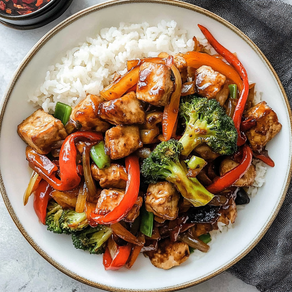 Recipe preparation for Blackstone Stir Fry