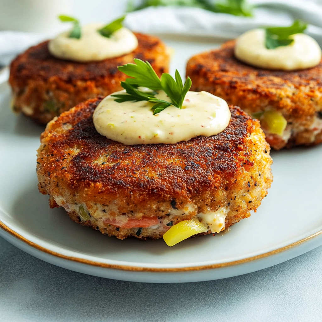 Recipe preparation for Salmon Cakes with Canned Salmon