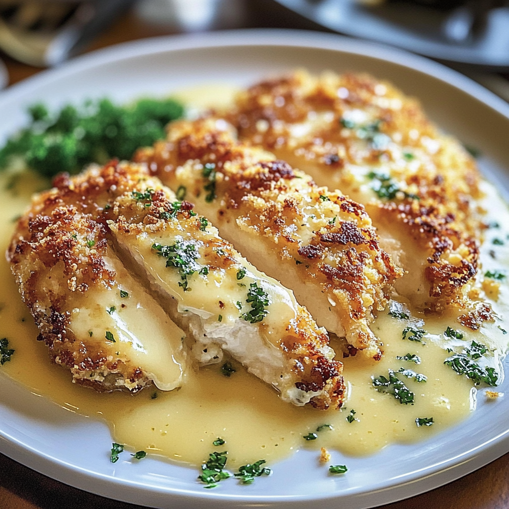 Recipe preparation for Longhorn Steakhouse Parmesan Crusted Chicken