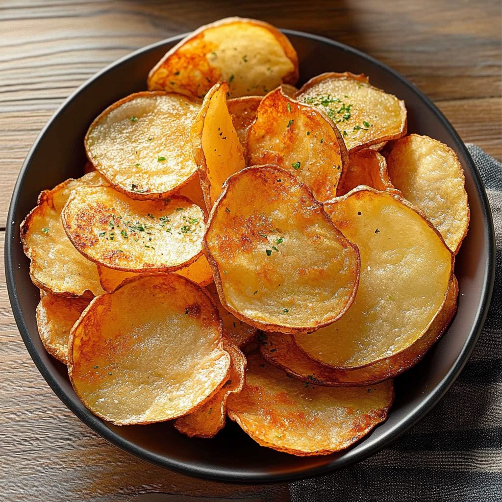Recipe preparation for Air Fryer Potato Chips
