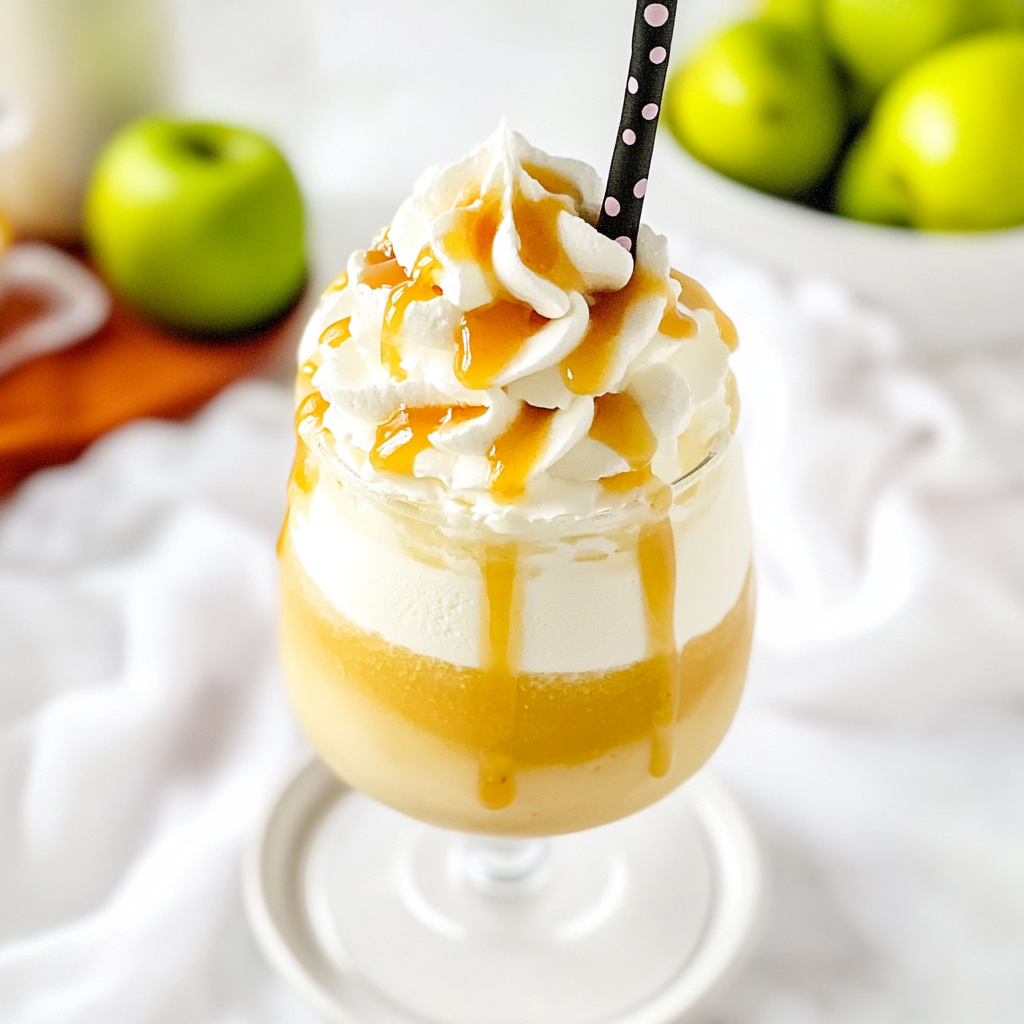 Recipe preparation for Apple Cider Floats