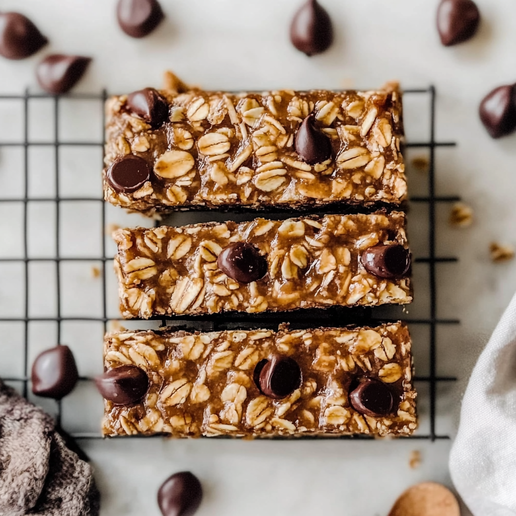 Recipe preparation for Peanut Butter Granola Bars