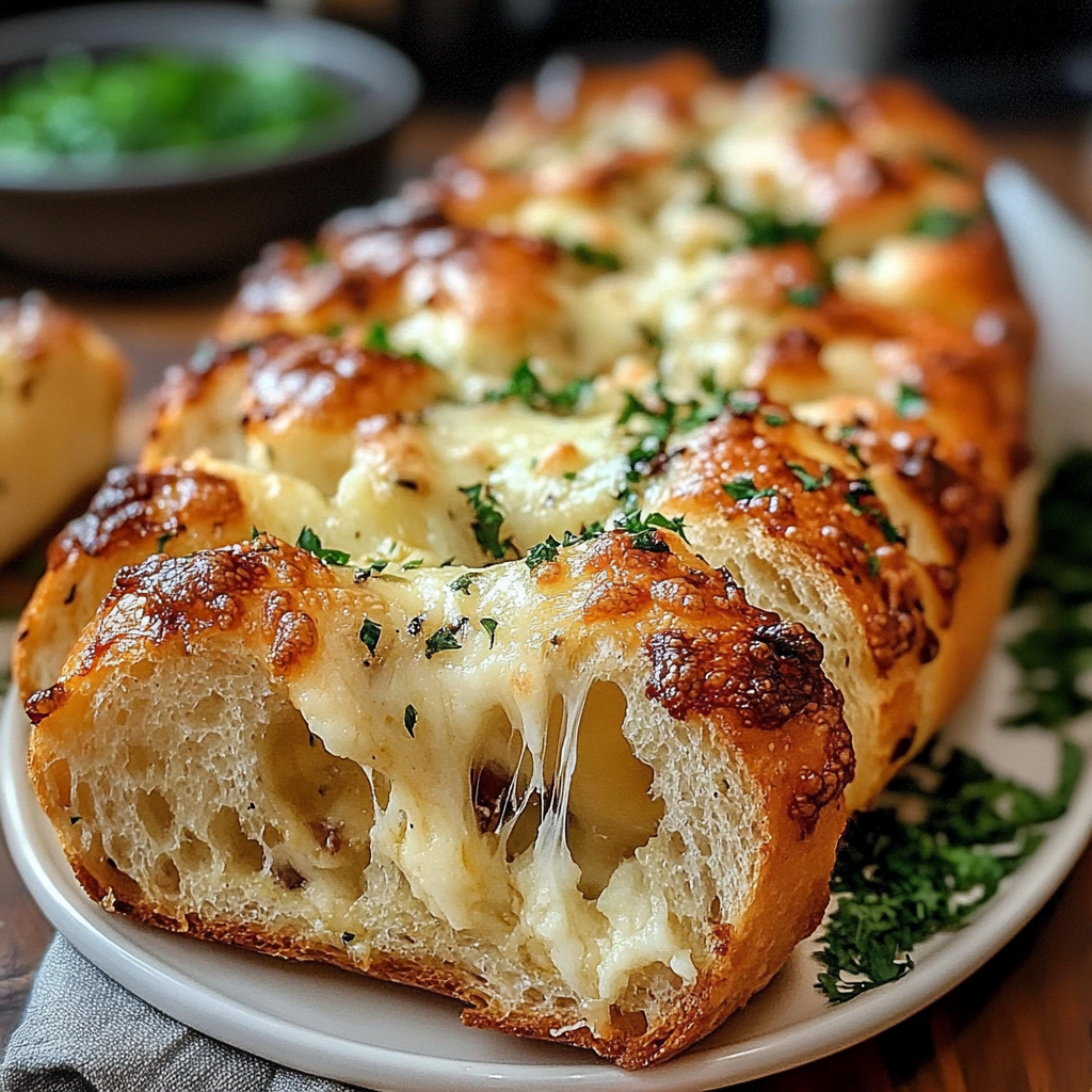 Recipe preparation for Italian Herb Cheese Bread