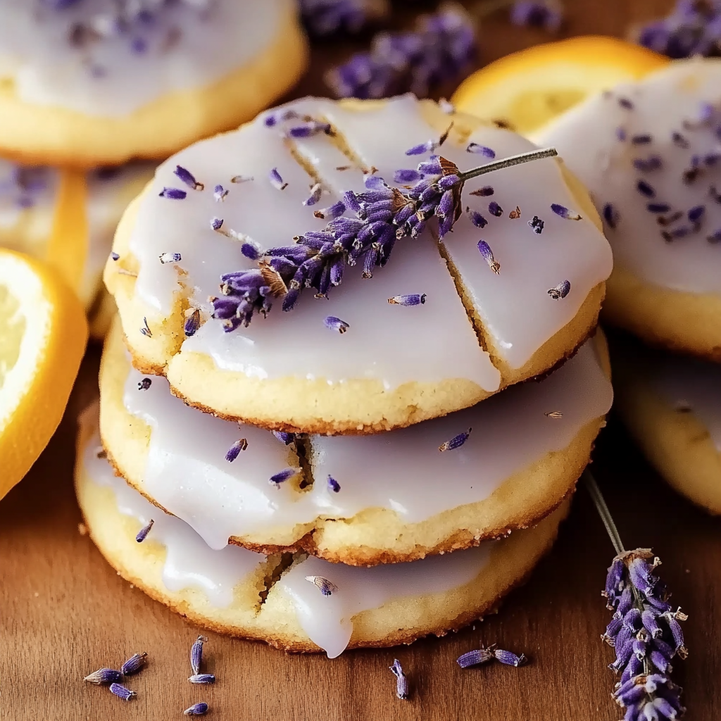 Recipe preparation for Lavender Biscotti Cookies