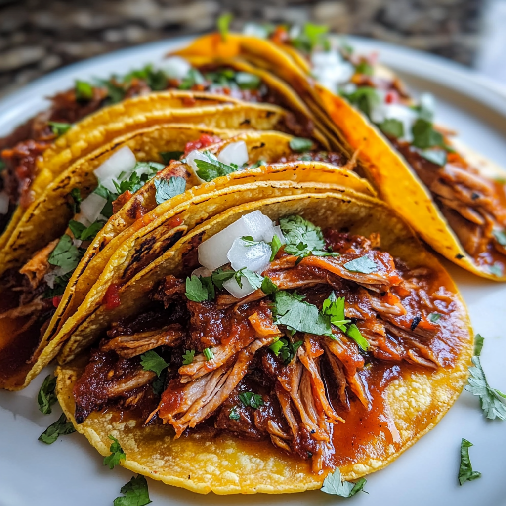 Recipe preparation for Crock Pot Birria Tacos
