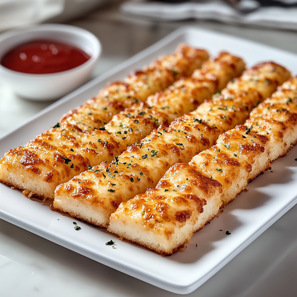 Recipe preparation for Pizza Hut Cheese Sticks