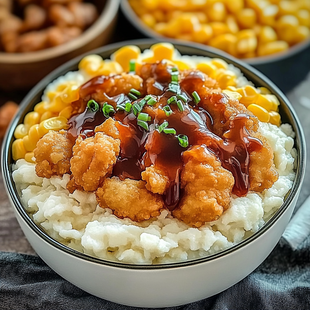 Recipe preparation for Copycat KFC Bowls