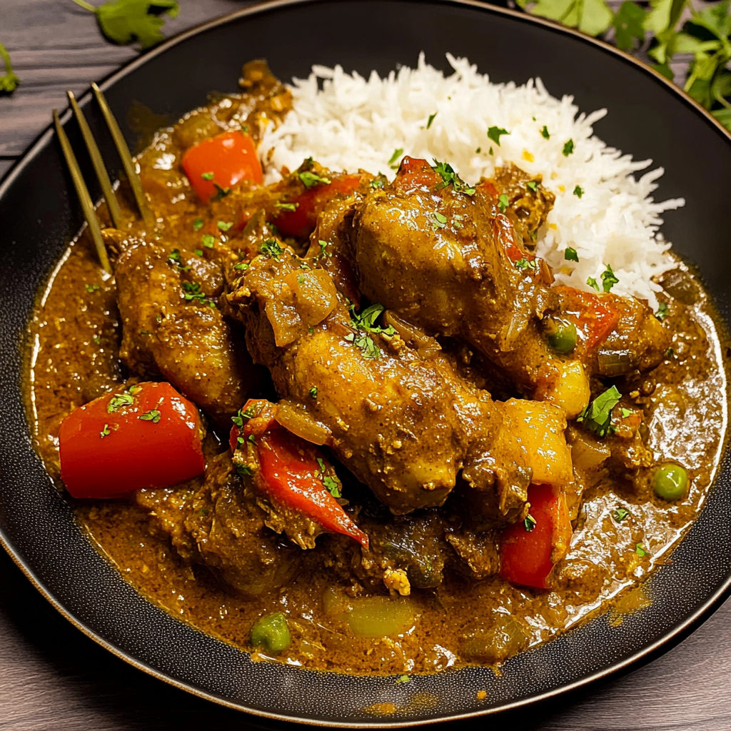 Recipe preparation for Authentic Jamaican Curry Chicken