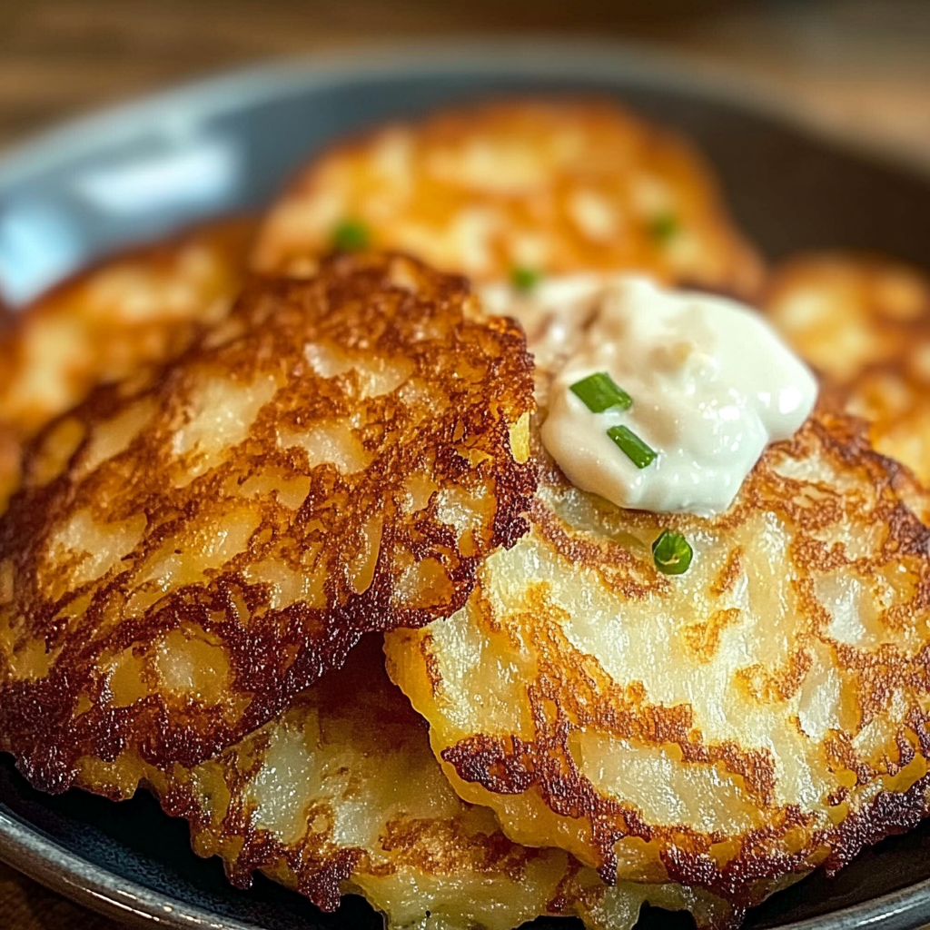 Recipe preparation for German Potato Pancakes