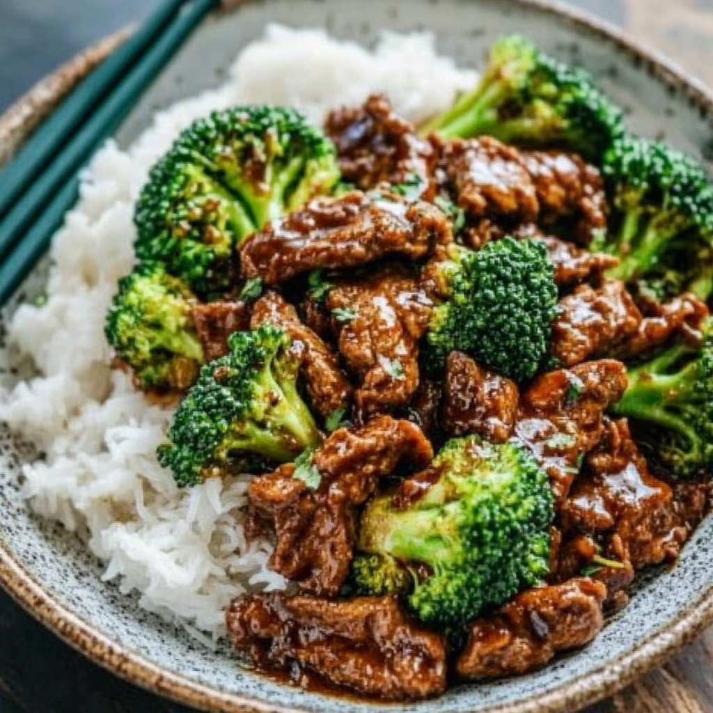 Recipe preparation for chinese beef and broccoli