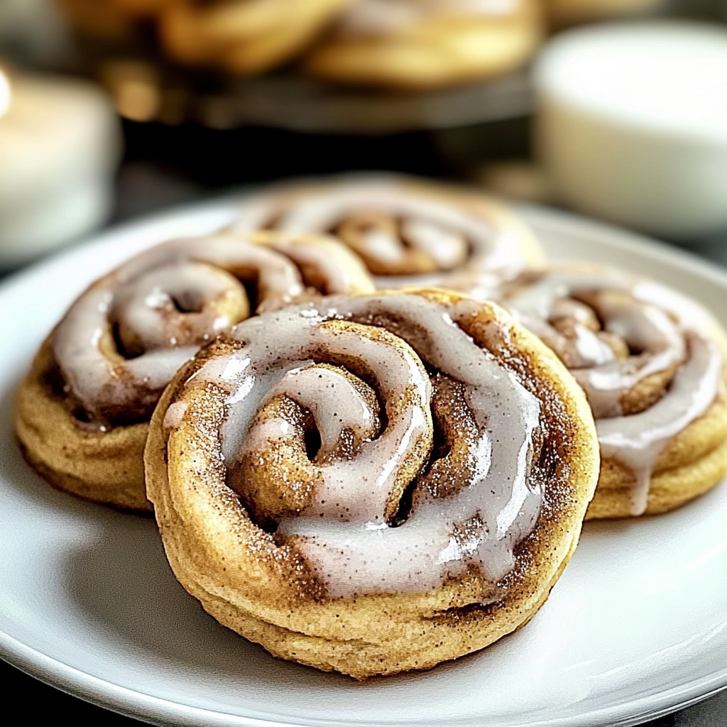 Recipe preparation for Cinnamon Roll Cookies