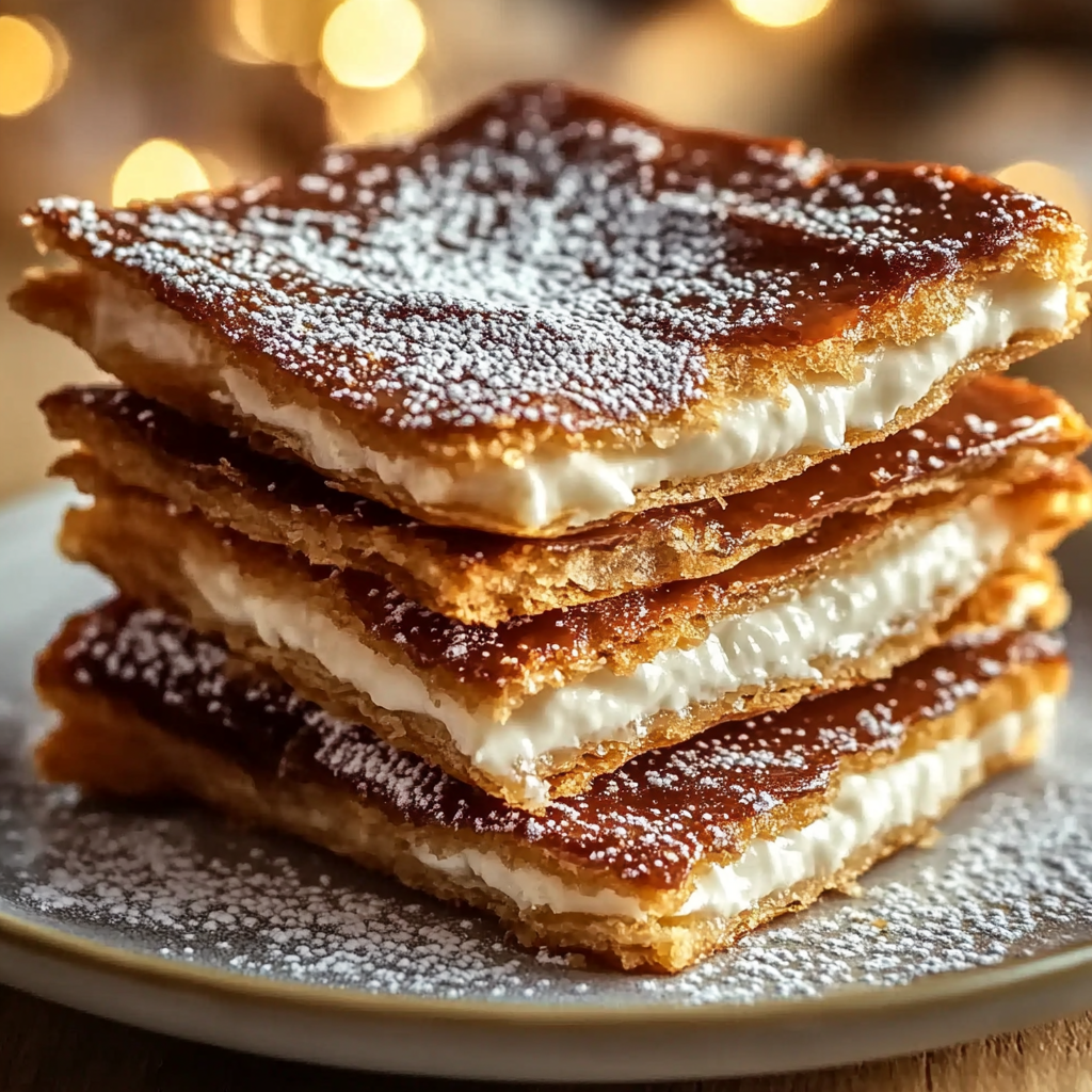 Recipe preparation for Churro Saltine Toffee