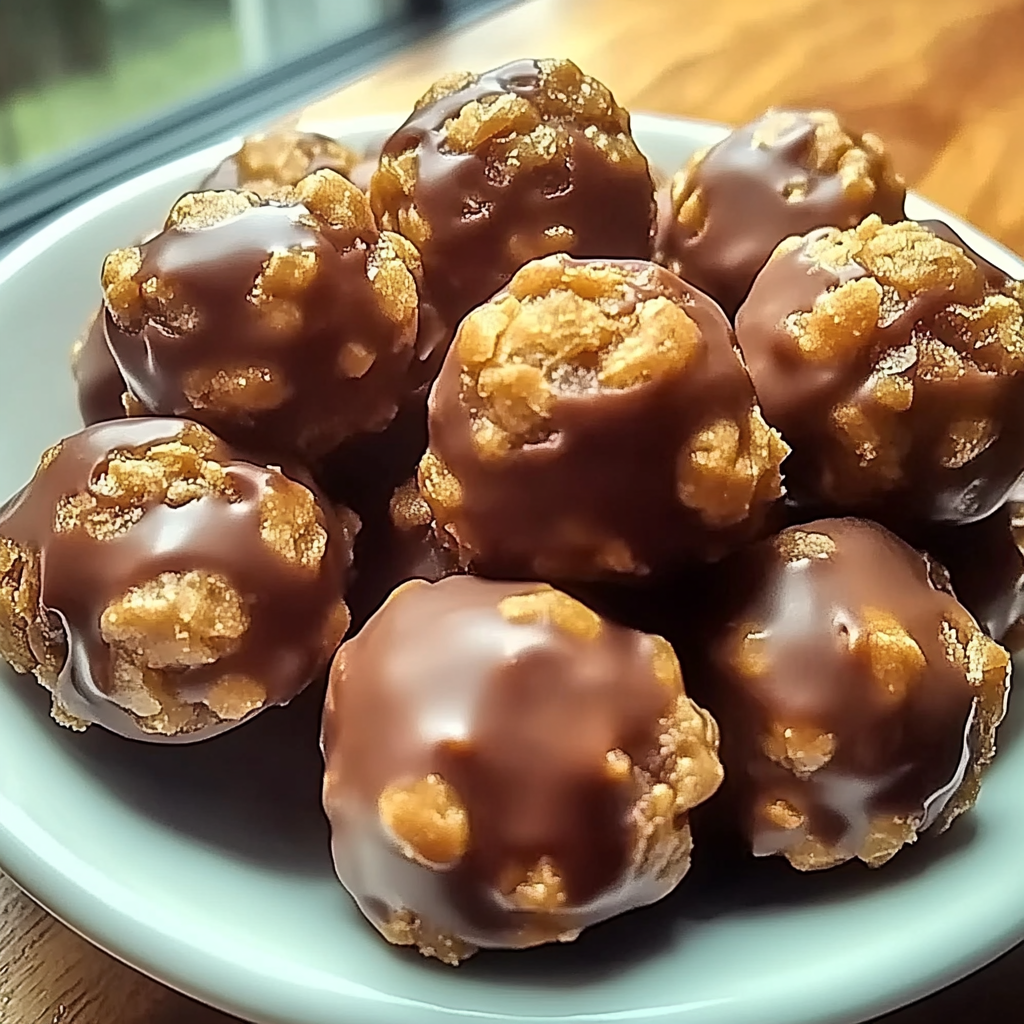 Recipe preparation for Butterfinger Balls