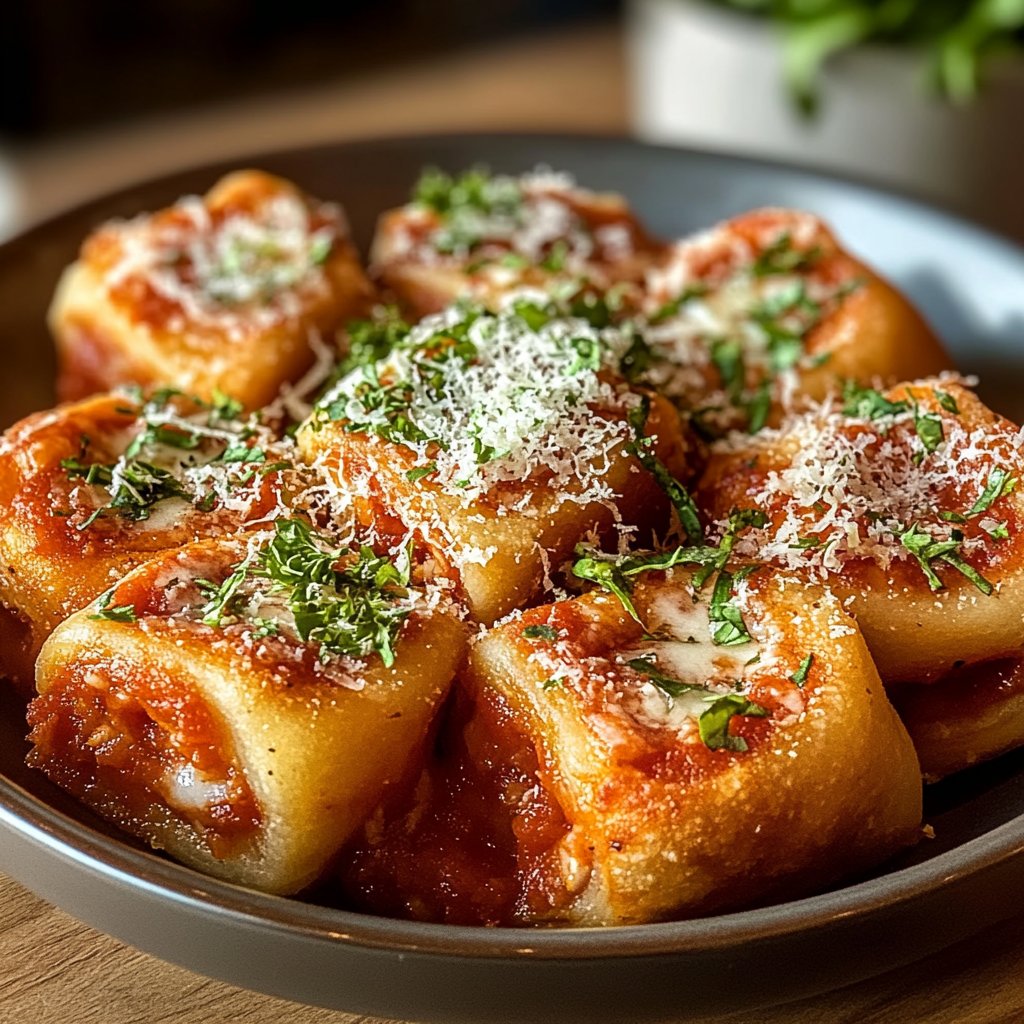 Recipe preparation for Pizza Rolls – Totino’s Copycat
