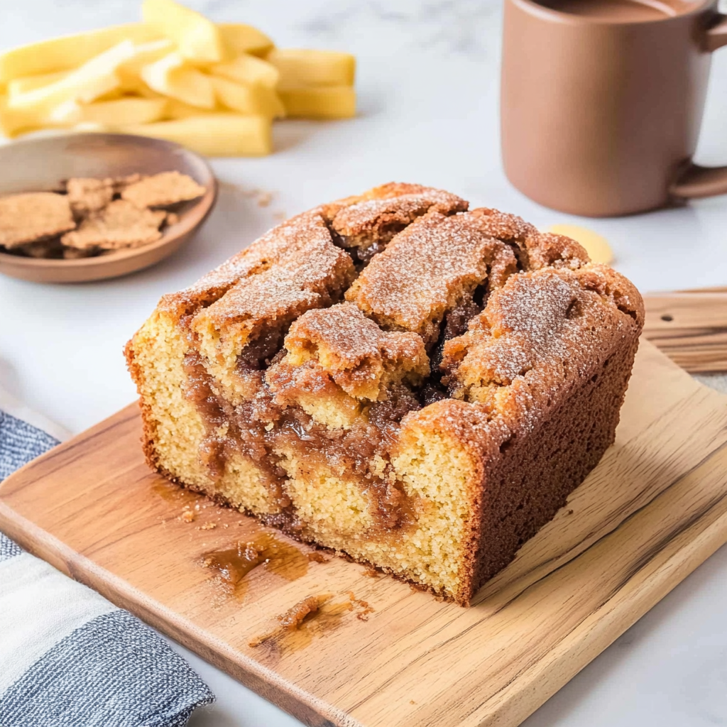 Recipe preparation for Snickerdoodle Bread