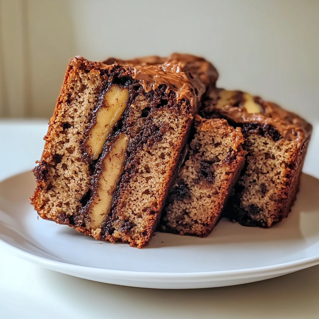 Recipe preparation for Moist Chocolate Chip Banana Bread