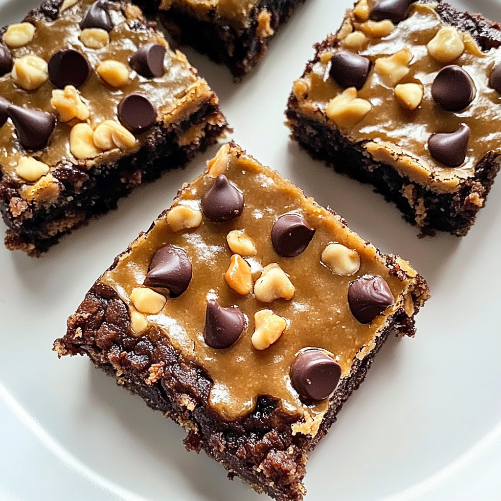 Recipe preparation for Peanut Butter Banana Bars