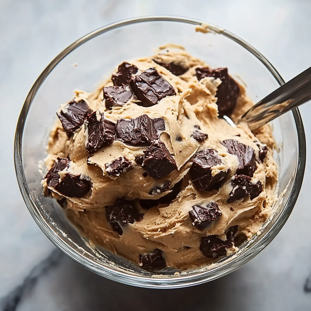 Recipe preparation for Easy Edible Cookie Dough
