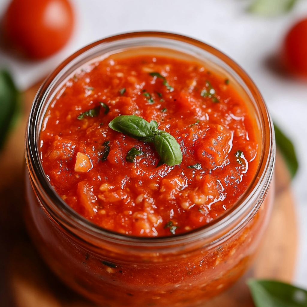 Recipe preparation for Marinara Sauce