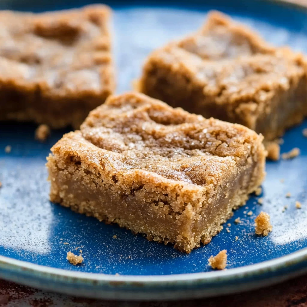 Recipe preparation for Cinnamon Sugar Blondies
