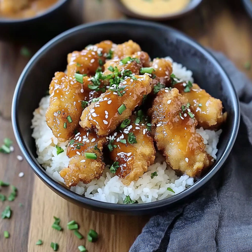 Recipe preparation for Bang Bang Chicken