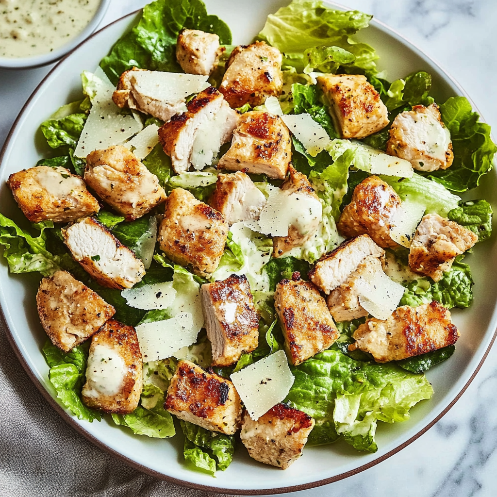 Recipe preparation for Best Chicken Caesar Salad
