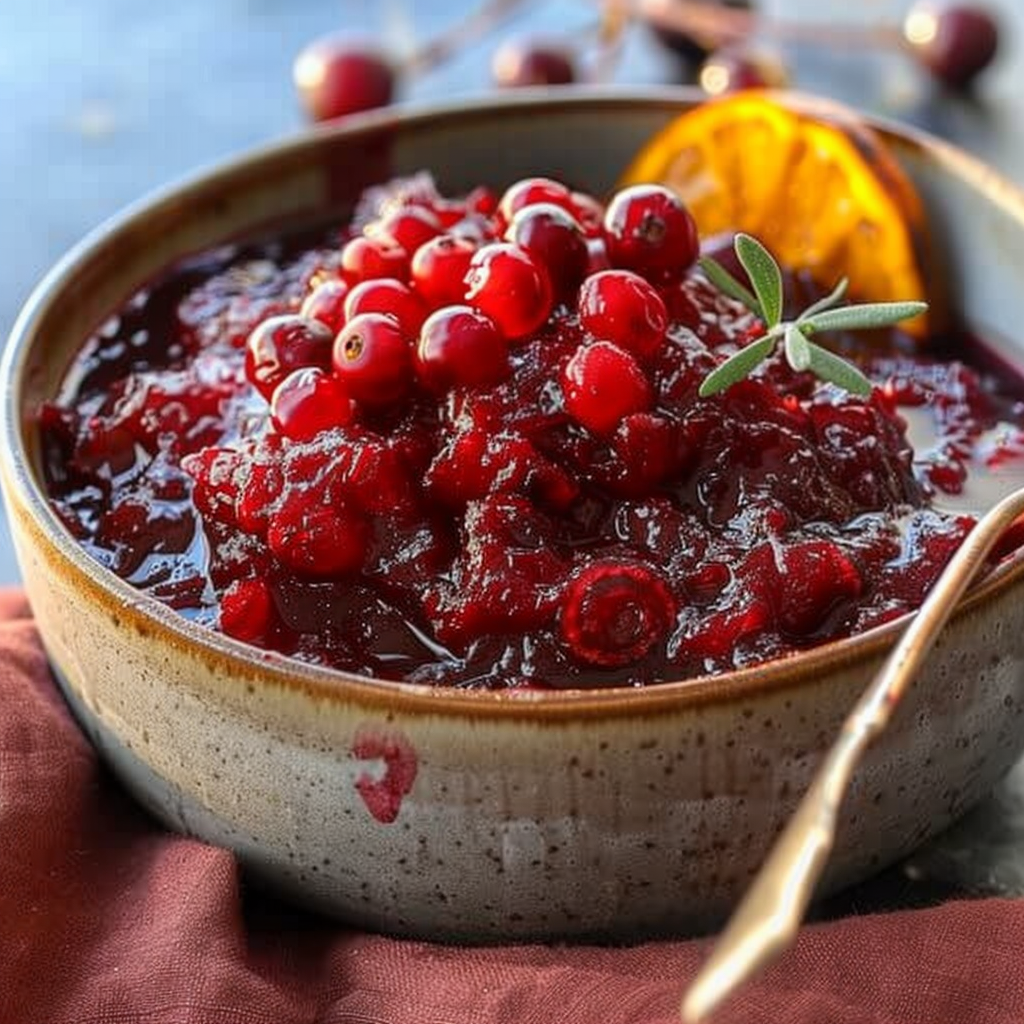 Recipe preparation for Cranberry-Orange Sauce