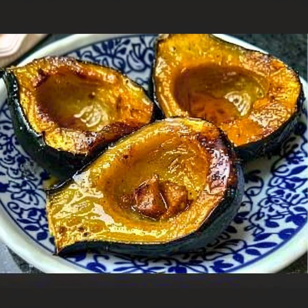 Recipe preparation for Maple-Balsamic Roasted Acorn Squash
