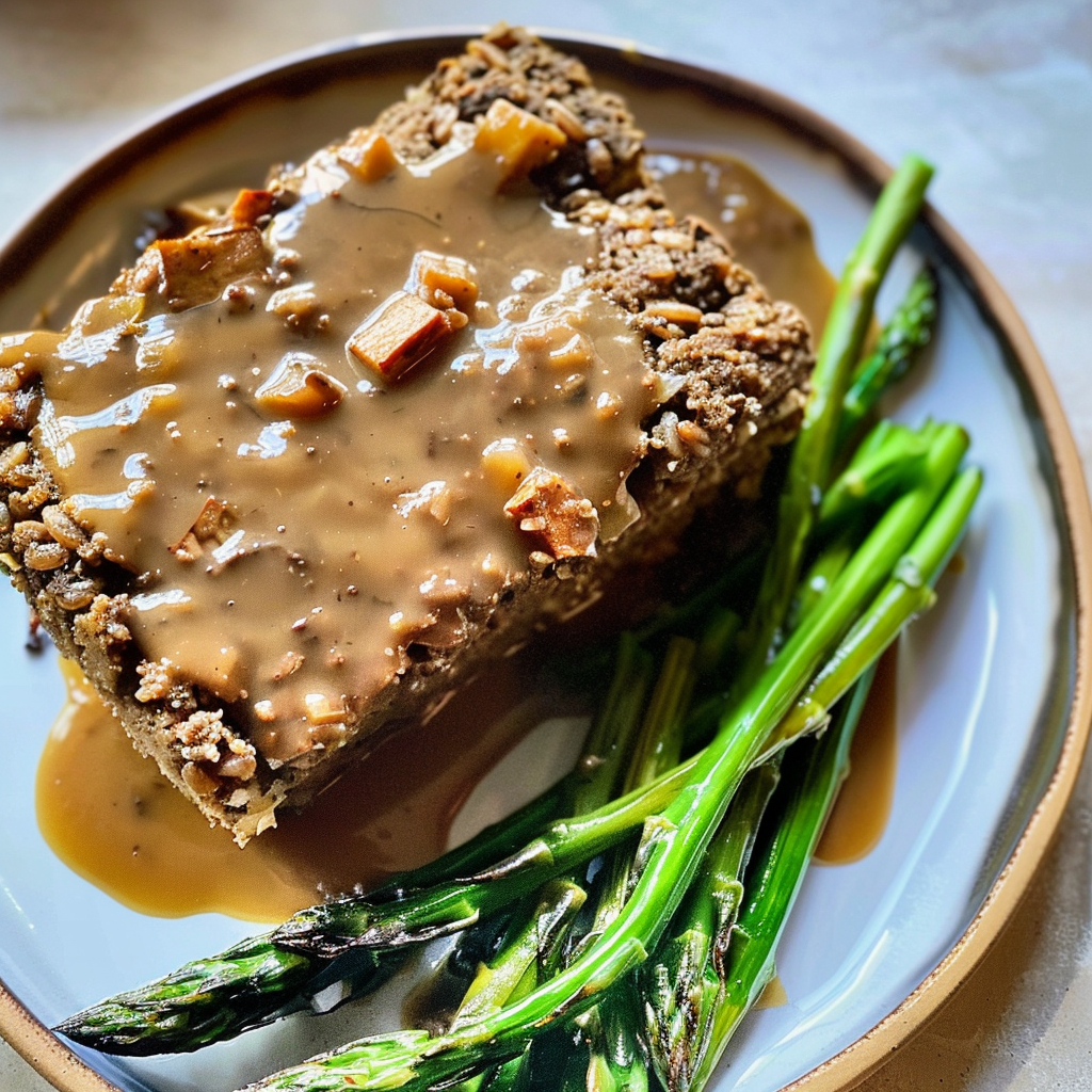 Recipe preparation for Vegan Lentil & Mushroom Loaf