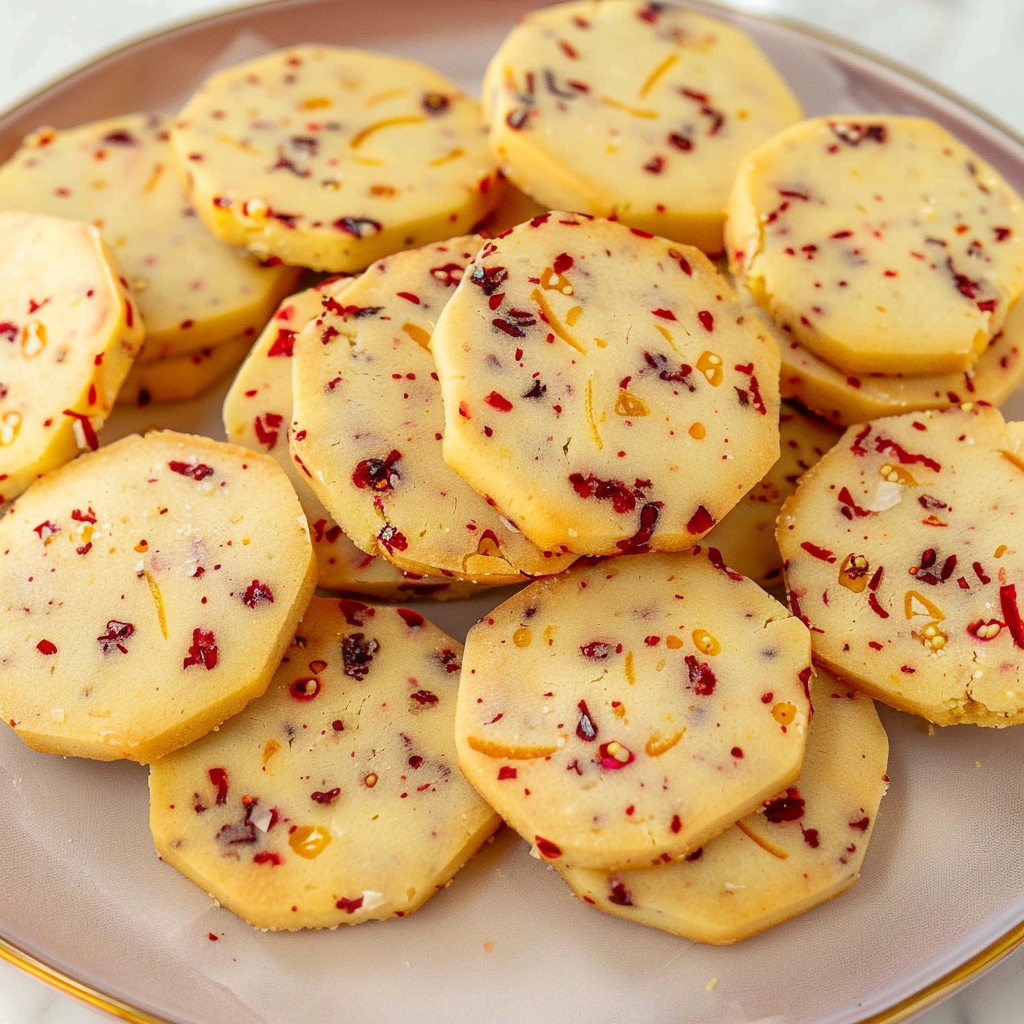 Recipe preparation for Cranberry-Orange Frosted Shortbread Stars