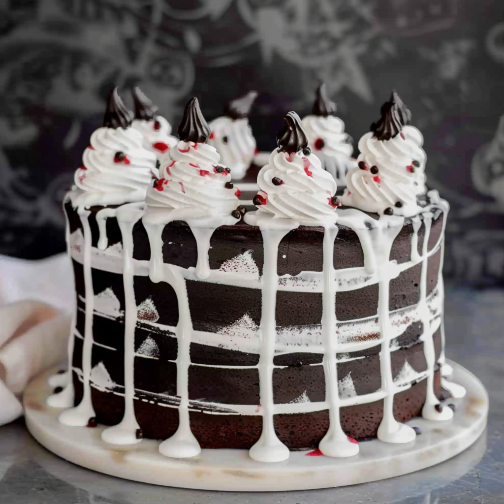 Recipe preparation for Black Magic Cake