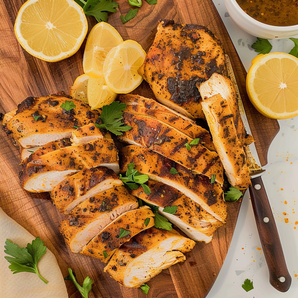 Recipe preparation for Juicy Chicken 101