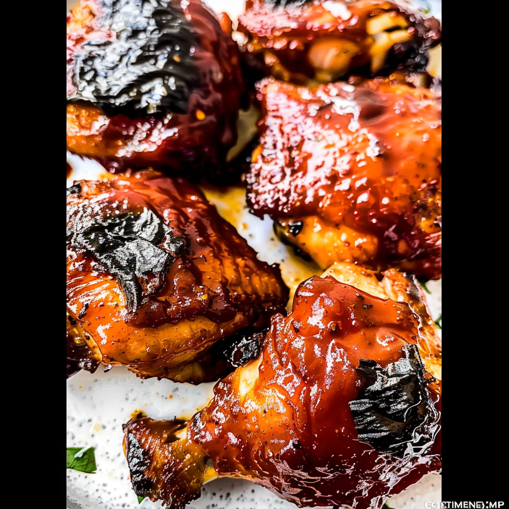 Recipe preparation for Oven-Roasted BBQ Chicken