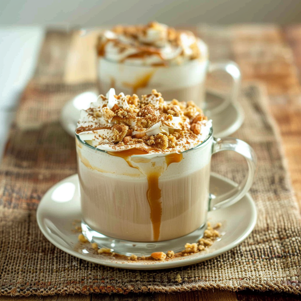 Recipe preparation for Pumpkin Spice Latte