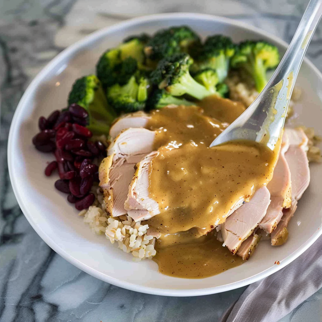 Recipe preparation for Classic turkey gravy