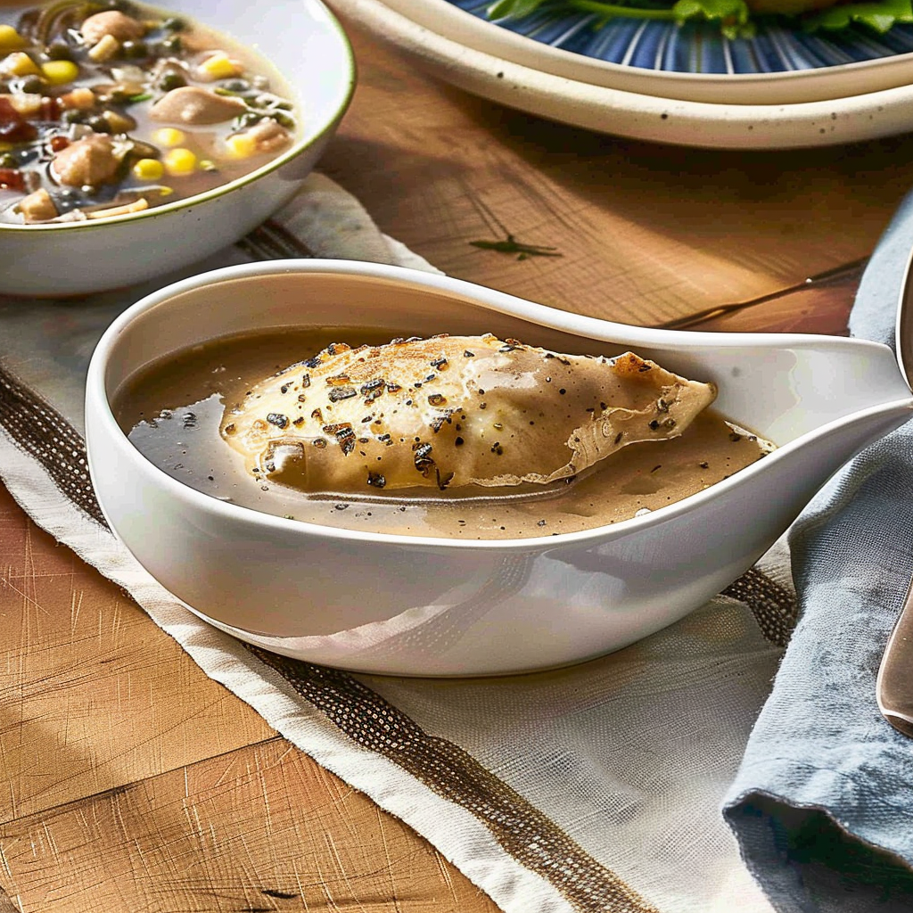 Recipe preparation for Giblet gravy